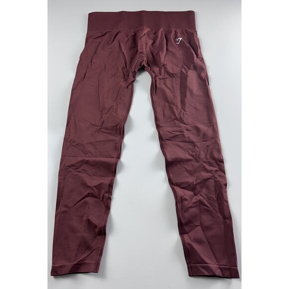 Gymshark Everyday Seamless Leggings Women's XL Activewear Workout Body Fit Red - Picture 1 of 7